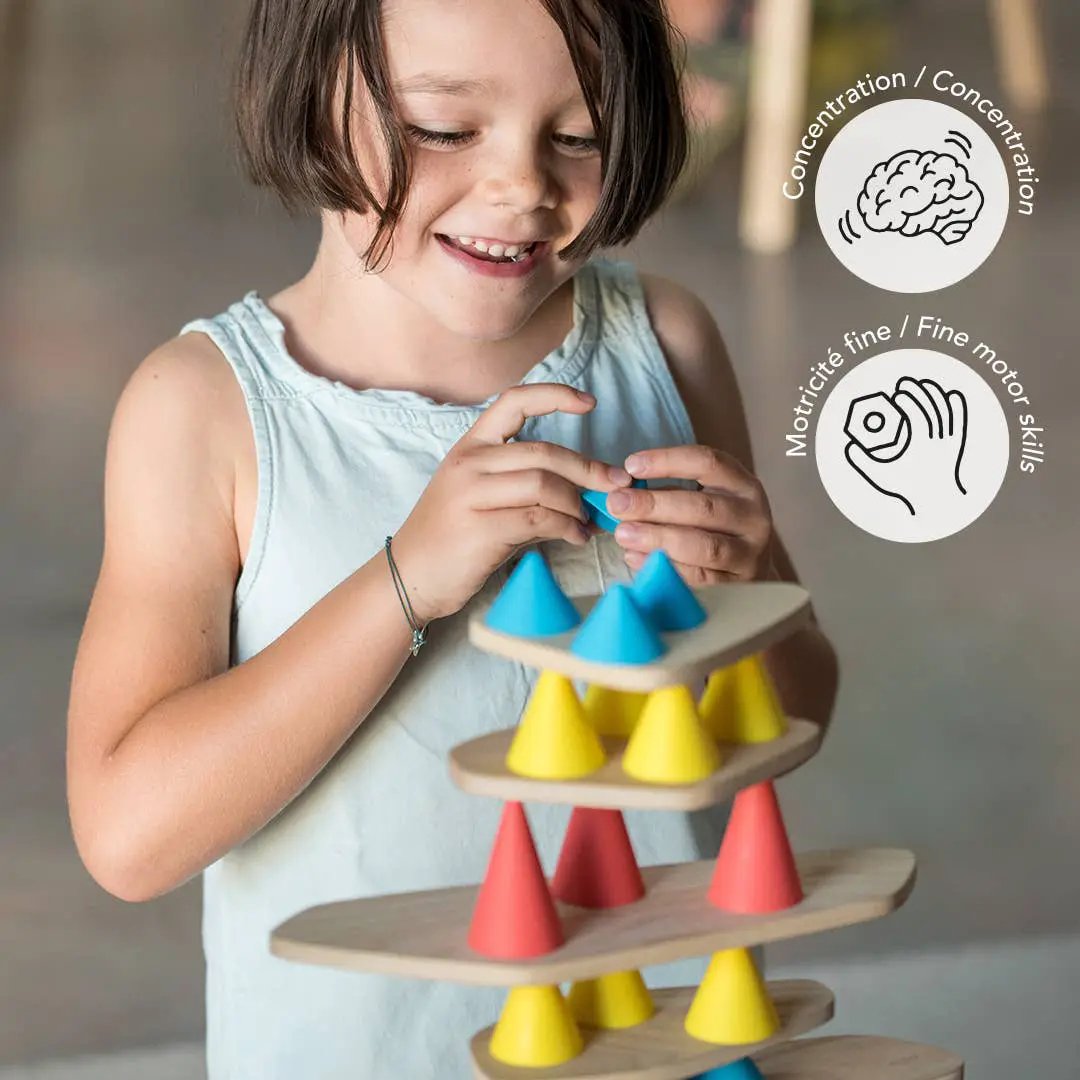 Piks Small Kit - Jouet en bois de construction éducatif by OPPI