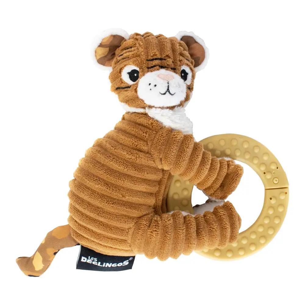Peluche Speculos le Tigre avec Anneau à Mâcher - Les Déglingos, France by Les Déglingos, France