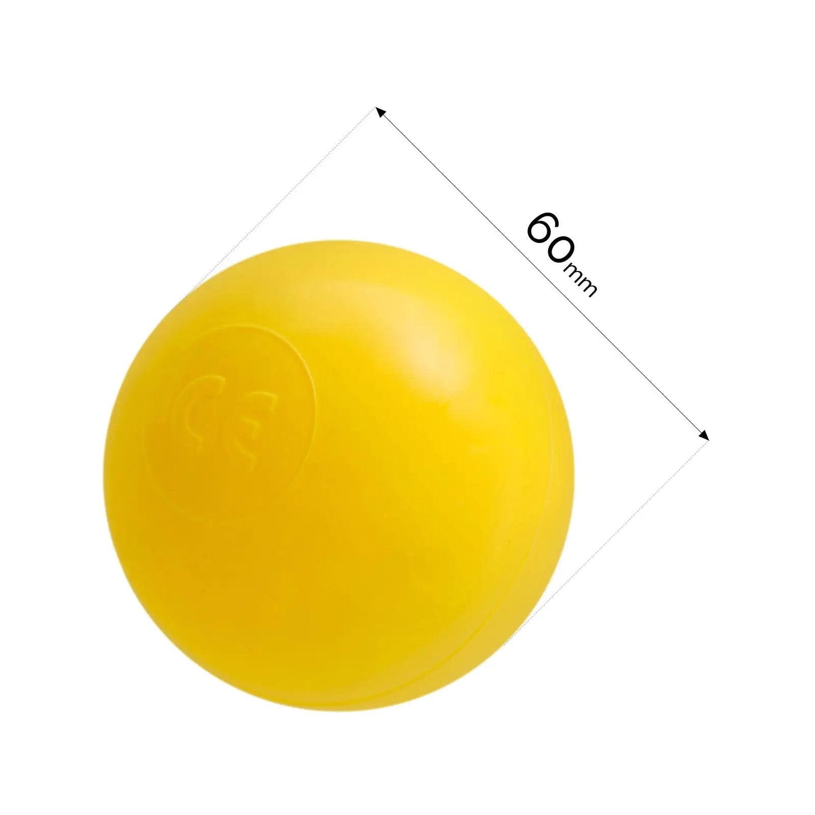 Boule de piscine à balles - 6 cm, lot de 200 pcs : bleu, vert, rouge, jaune - Plush Nest - Misioo by Misioo