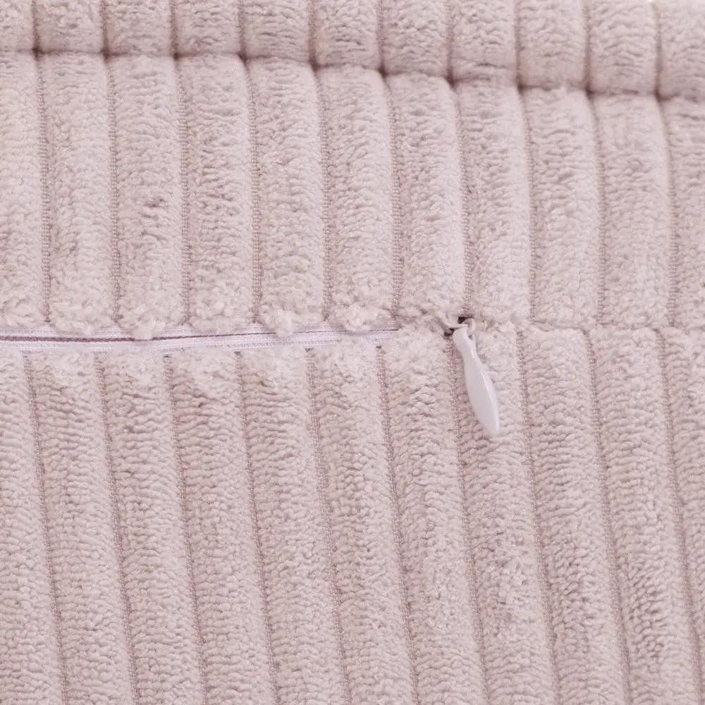 Chaise longue enfant, 150x60x25 cm, velours côtelé rose clair premium - Plush Nest by Misioo