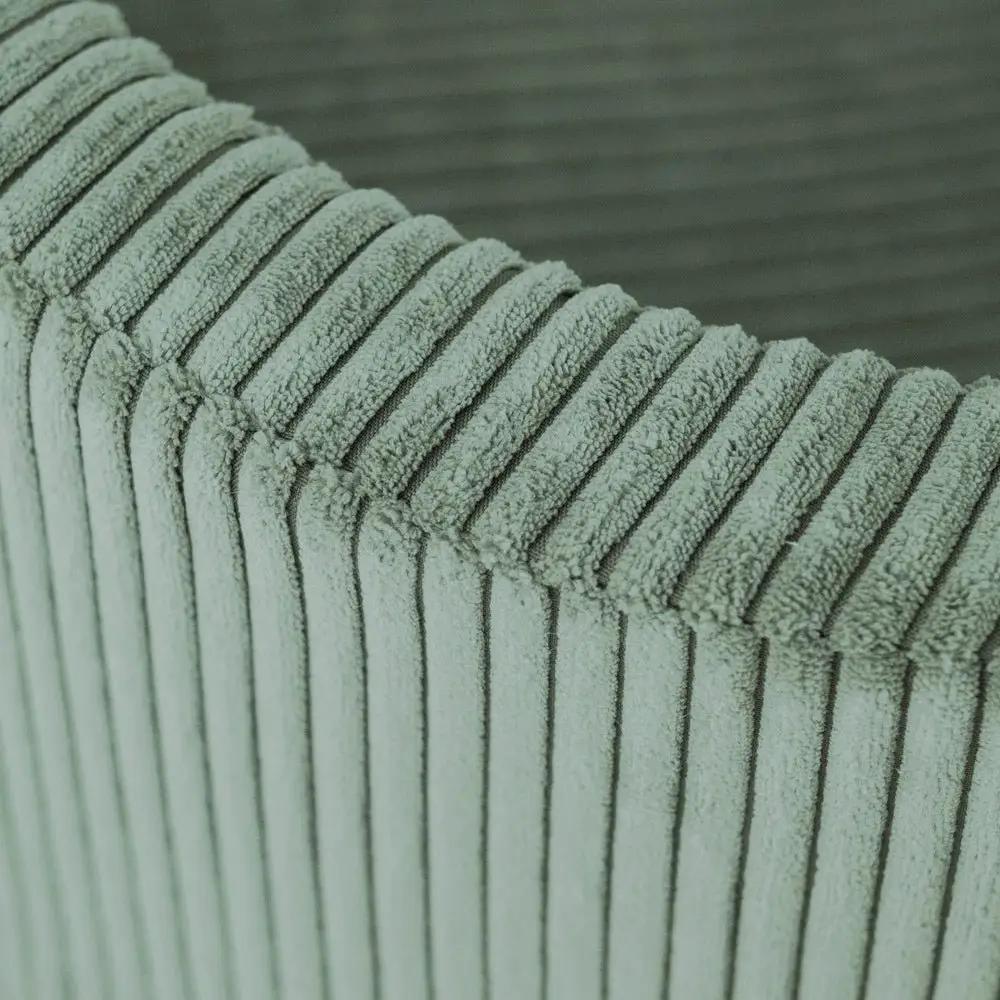 Piscine à balles - ronde 90x30 cm, vert velours côtelé - Plush Nest - Misioo by Misioo
