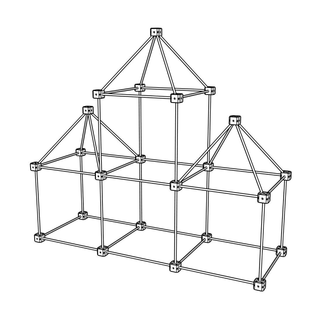 1001 Cabanes – Pack Ecureuil – 72 pièces - myplayground
