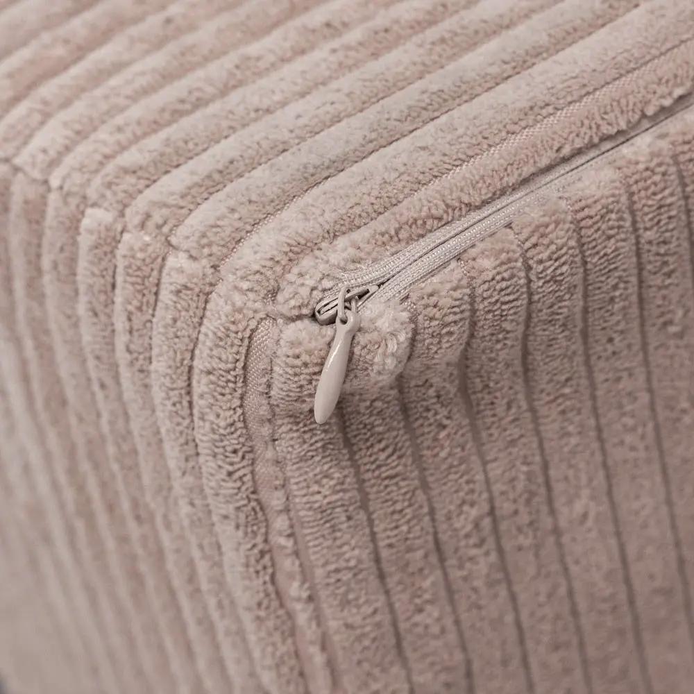 Fauteuil - beige velours côtelé premium, fauteuil enfant - Plush Nest by Misioo