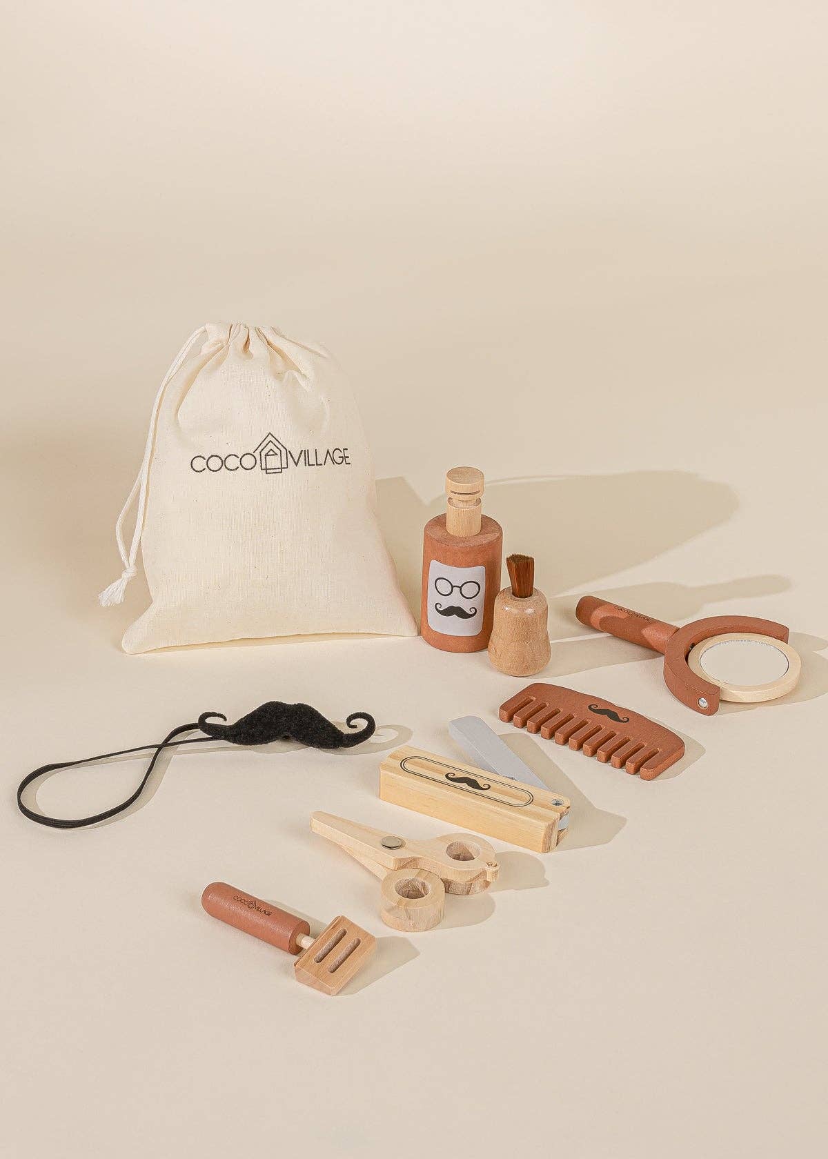 Ensemble de coiffeur en bois - Coco Village - myplayground