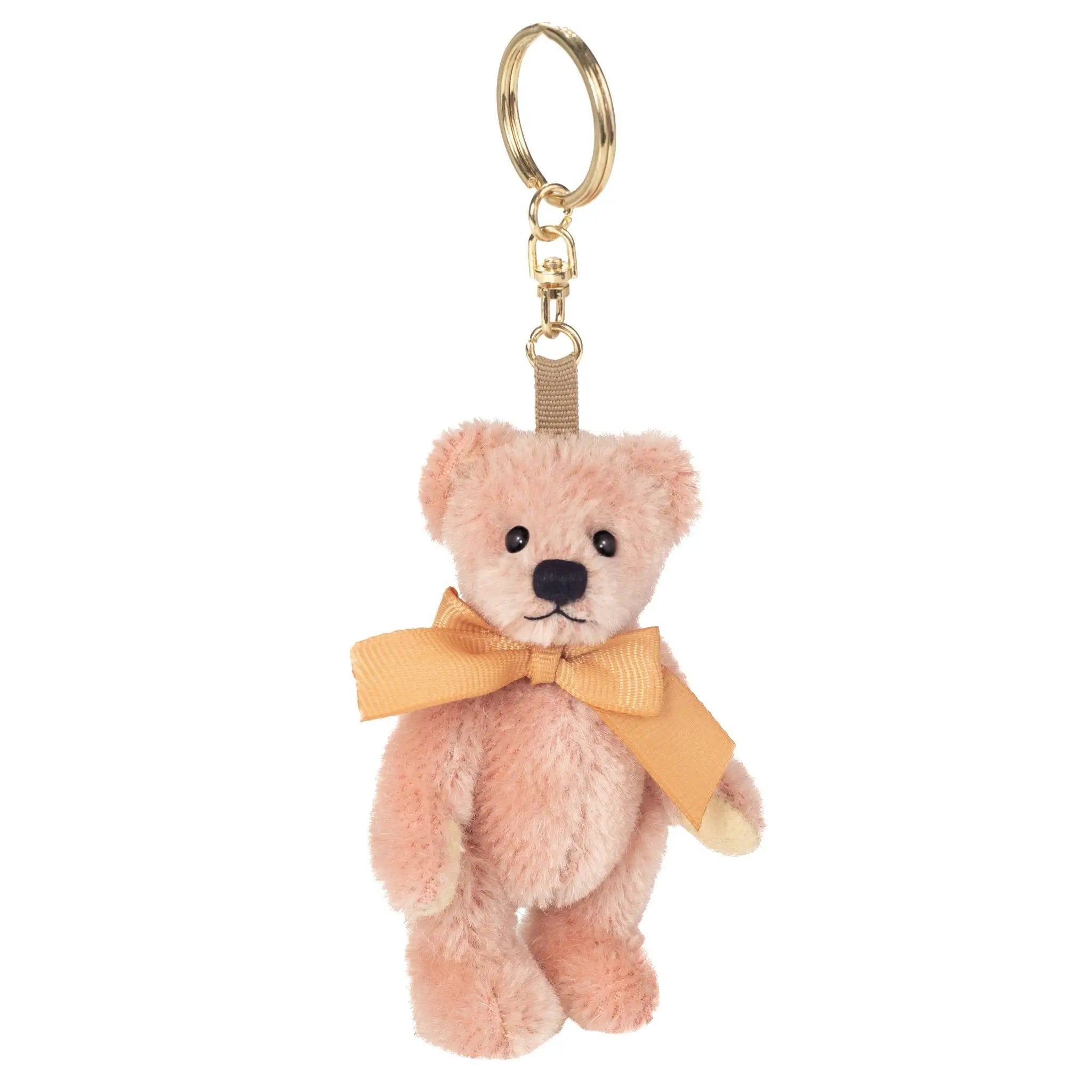 Nounours rose miniature 9 cm - porte-clés illimité by Teddy Hermann