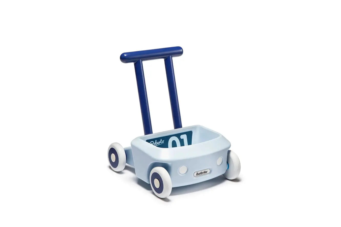 Chariot De Marche Roberto Bleu Italtrike Compagnon Idéal Pour Les Premiers Pas Des Tout Petits by Italtrike