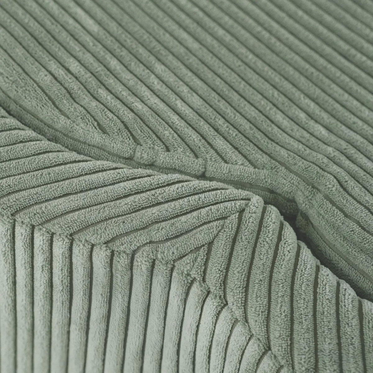 Piscine à balles avec tapis, 95x30, vert, velours côtelé premium, Floral Fun Zone (+ 200 boules perle, perle menthe, argent) - Plush Nest - Misioo by Misioo