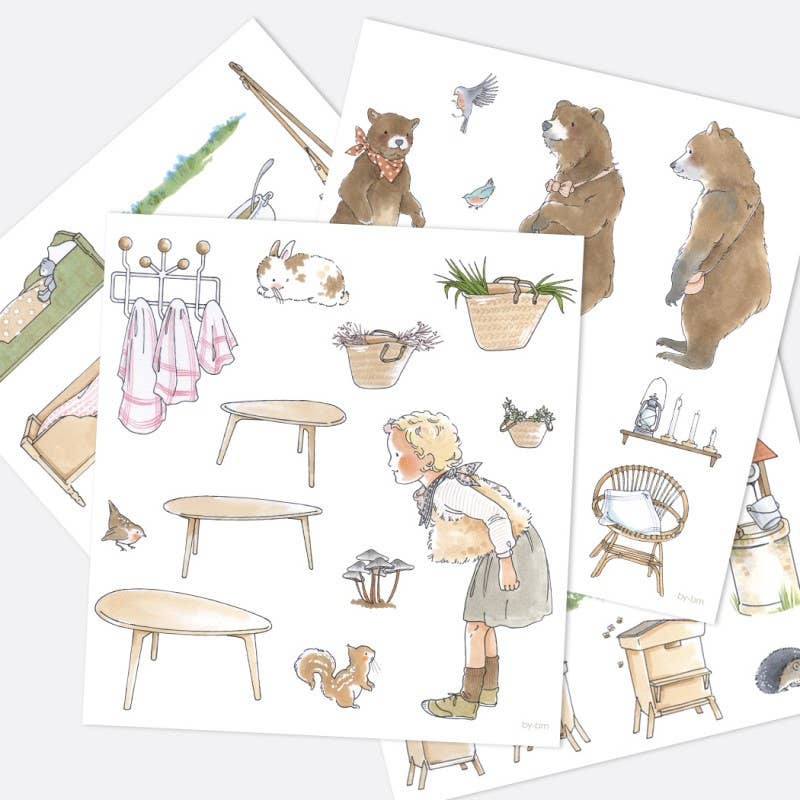 Jeu de magnets - l'histoire de boucle d'or - myplayground