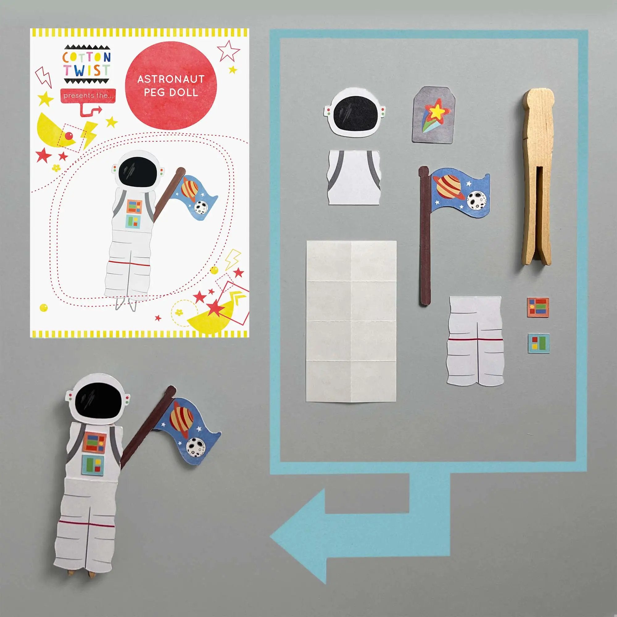 Créez votre propre poupée Astronaute Peg by Cotton Twist