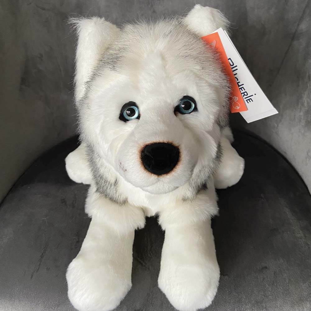 Ma peluche Husky Léonard - La Pelucherie by LA PELUCHERIE