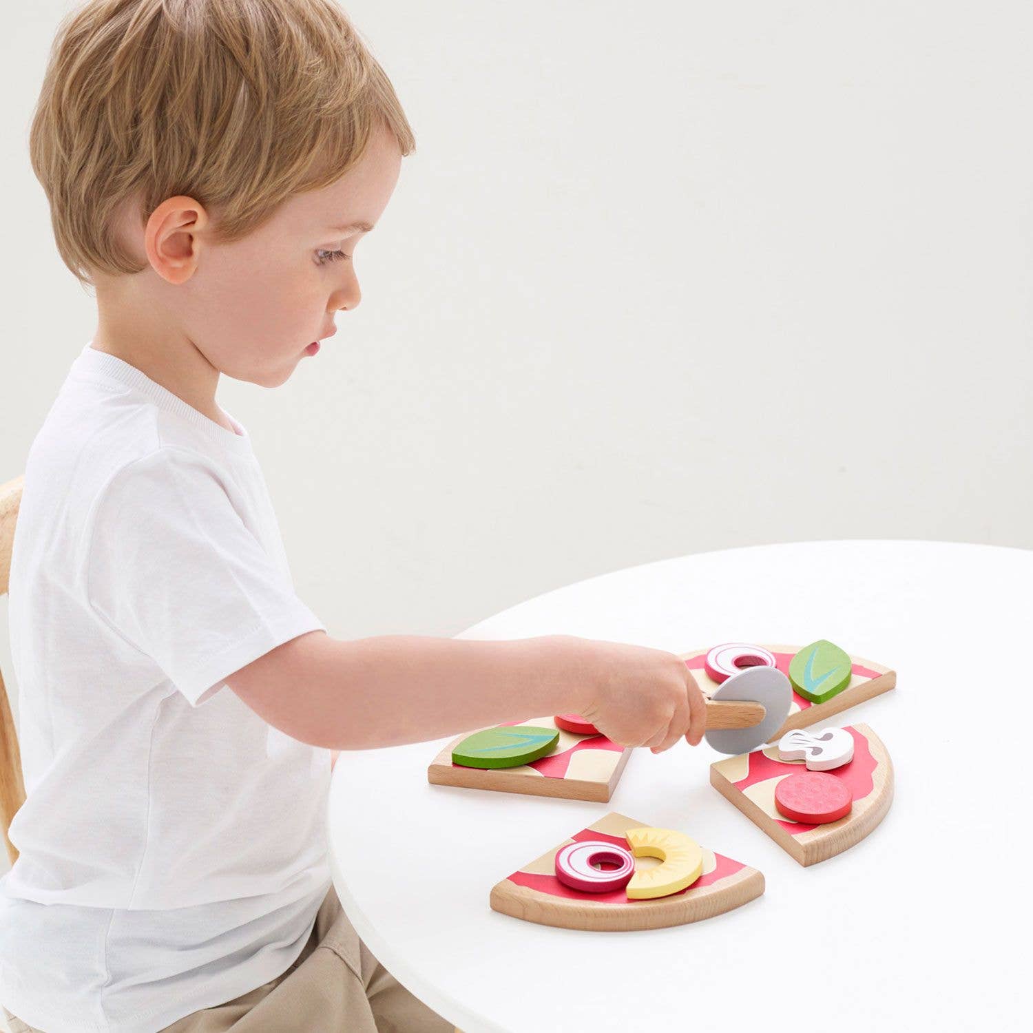 Pizza et garnitures - Jeu sensoriel enfant - myplayground
