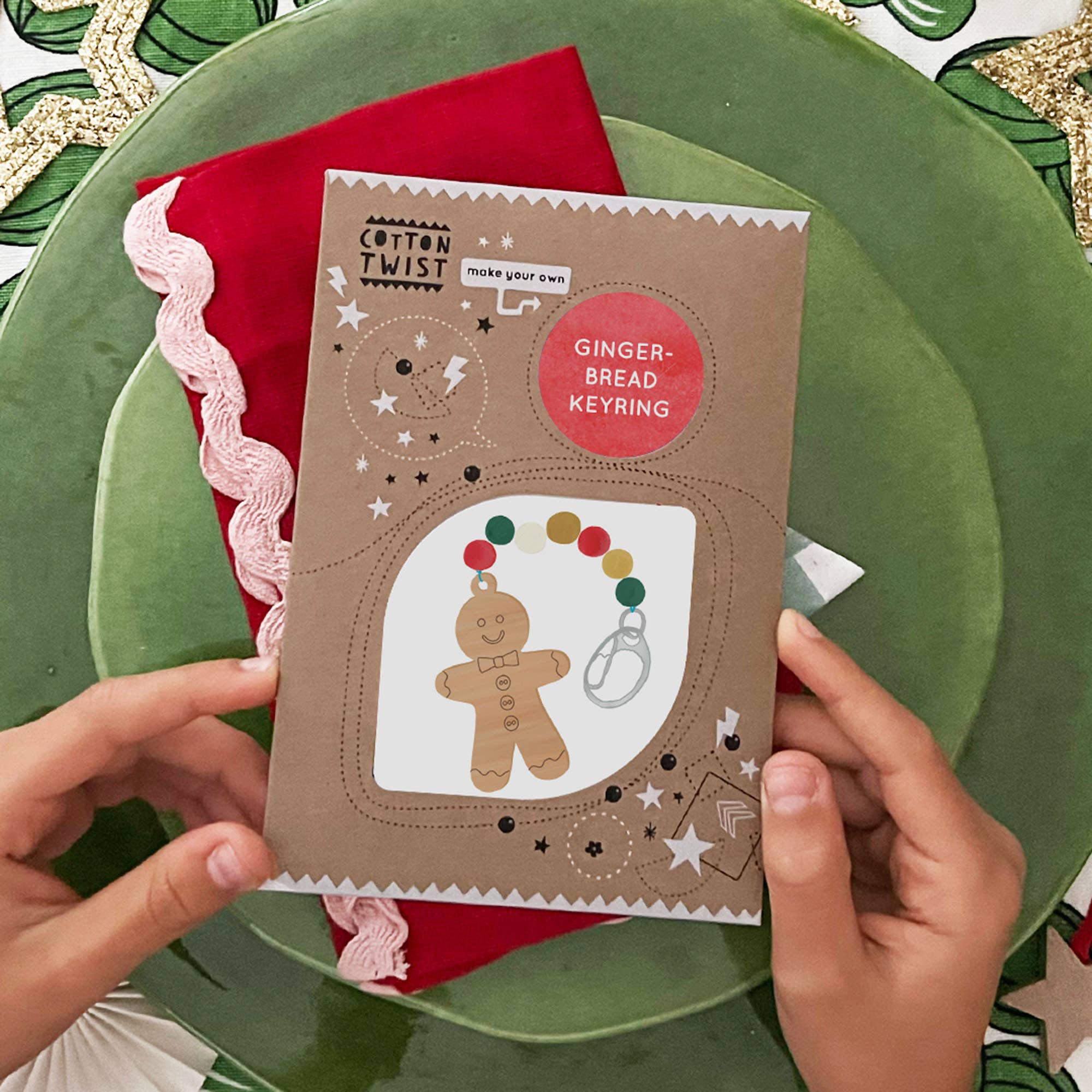 Porte - clés en forme de personnage en pain d'épice - myplayground