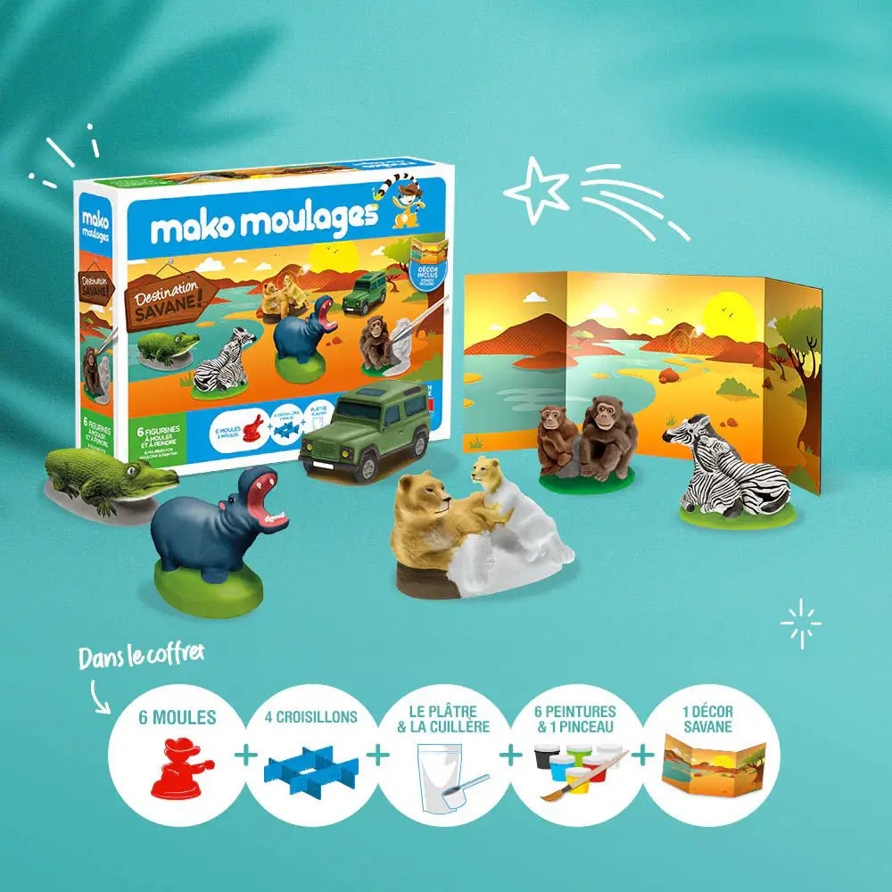 Mako Moulages - Destination Savane - Mako Créations by Mako Créations