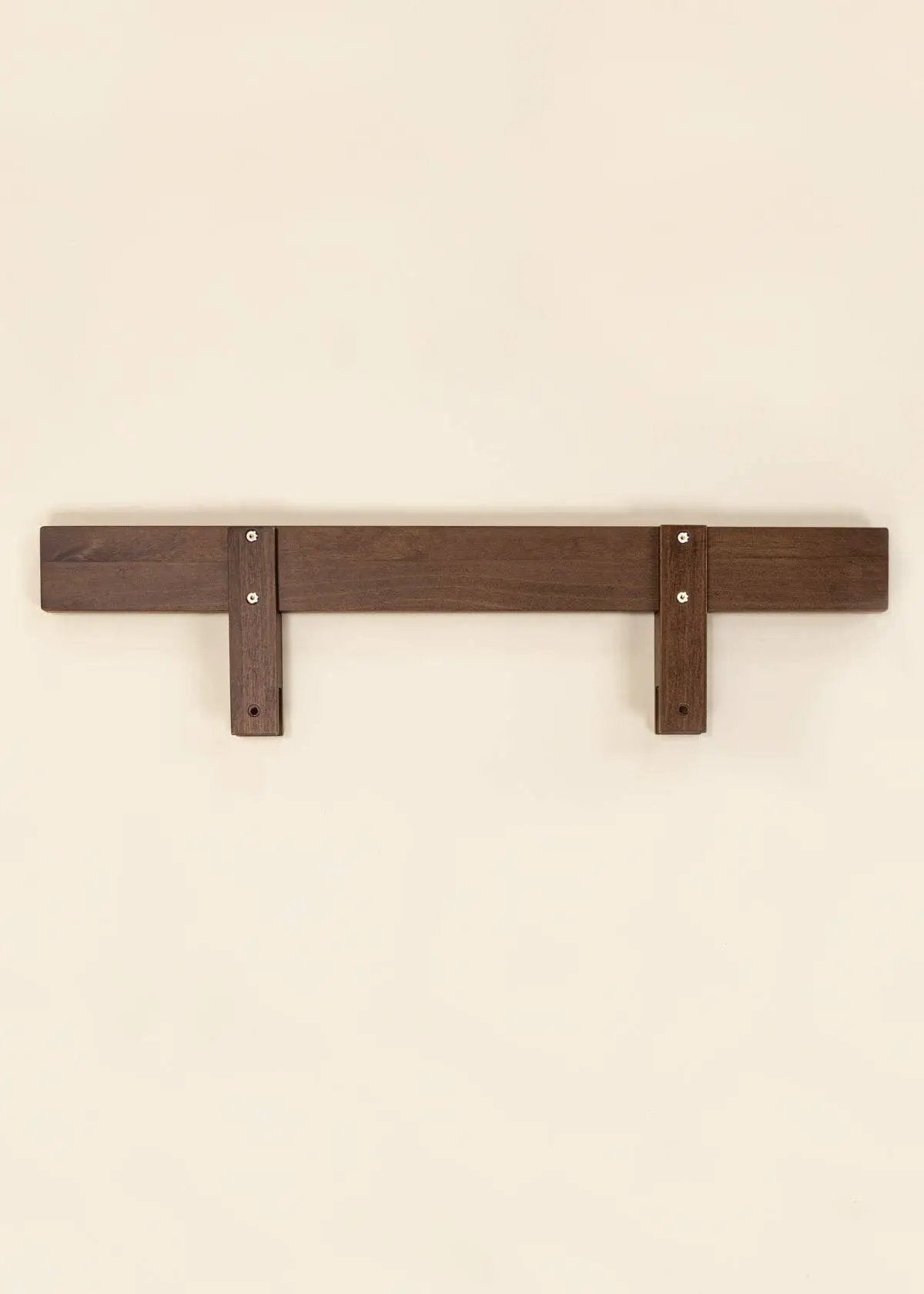 Barre de cadre de lit en bois - Noyer - Coco village by Coco Village