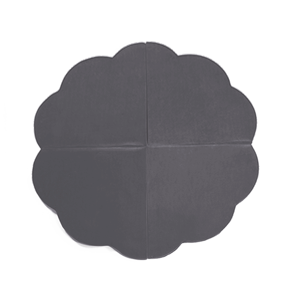 Tapis fleur - 160 cm x 120 cm, velours doux, tapis de jeu - Plush Nest - Misioo - myplayground