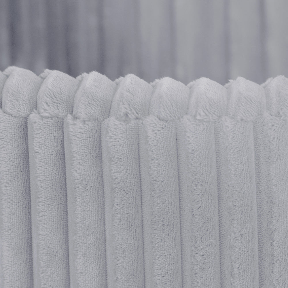 Piscine à balles - ronde 90x30 cm, Gris Puffy Lamell (+ 200 boules perle, bleue, argent ) – Plush Nest - myplayground