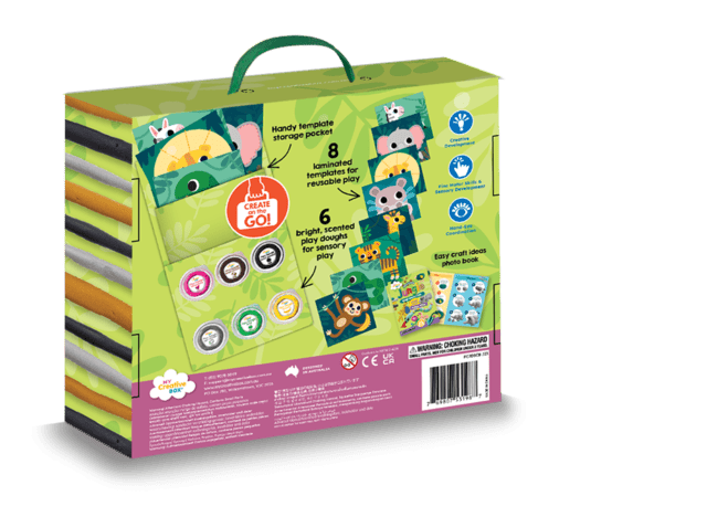 Boîte de bricolage sensorielle First Crafts Jungle Dough - My Creative Box by My Creative Box