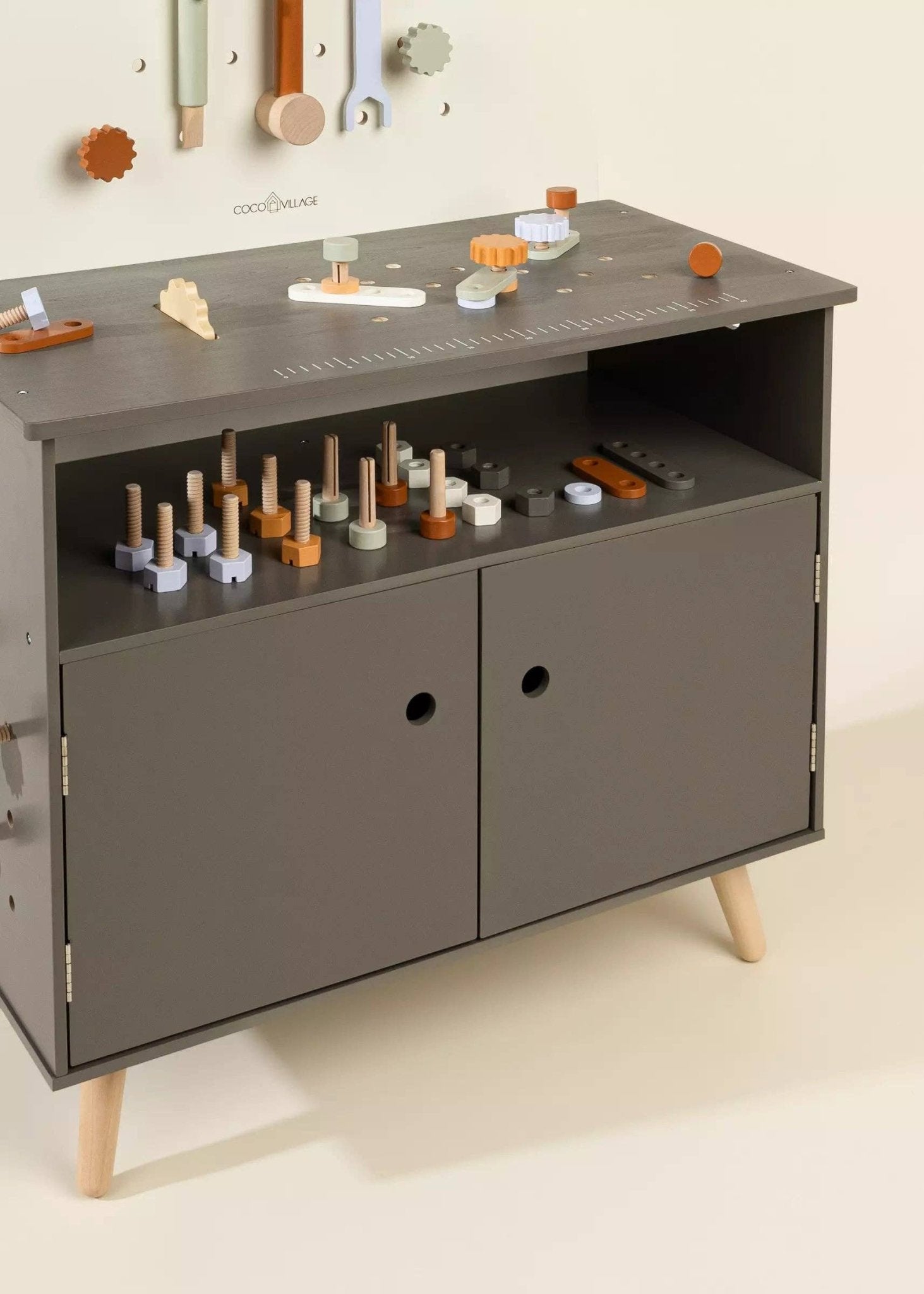 Set de jeu pour établi en bois - Coco Village - myplayground