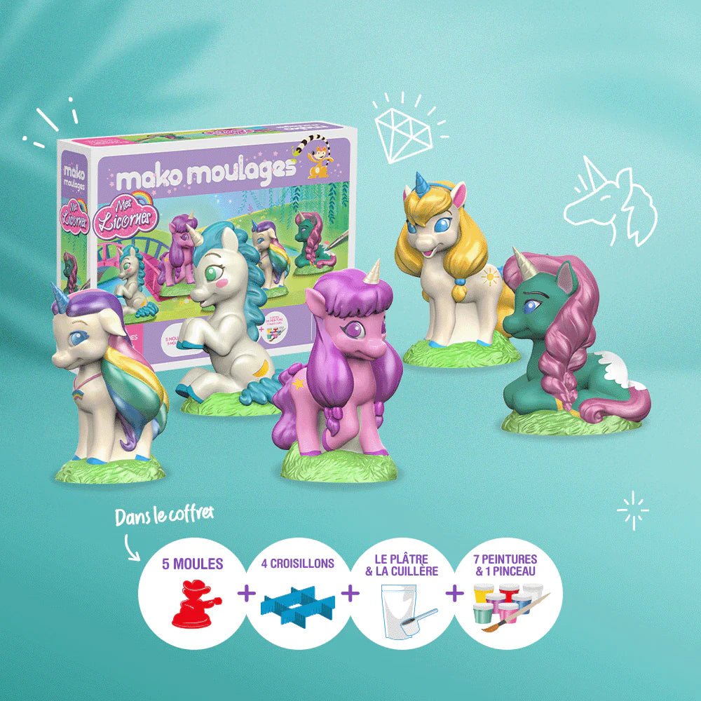 Mako Moulages - Mes Licornes - Mako Créations - myplayground