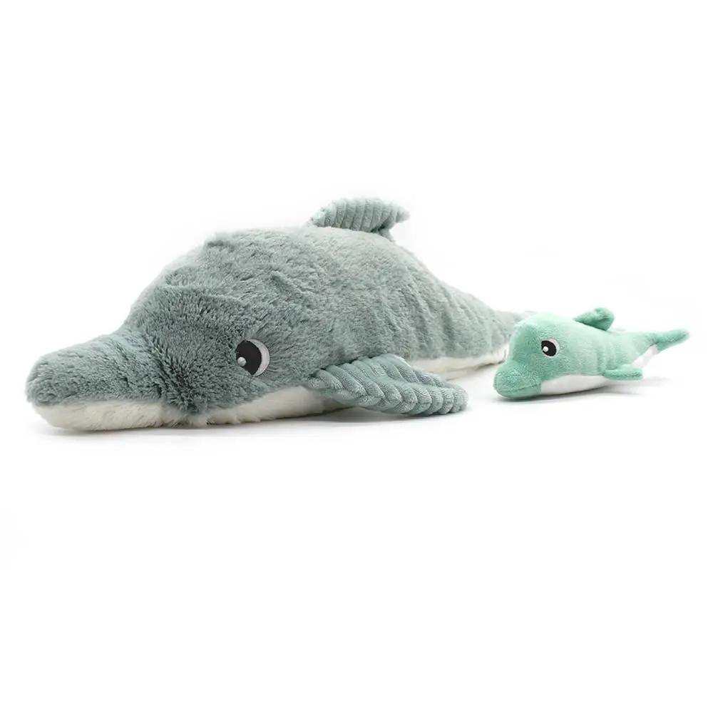 Dauphin en Peluche et Bébé Menthe // Les Ptipotos - Les Déglingos, France by Les Déglingos, France