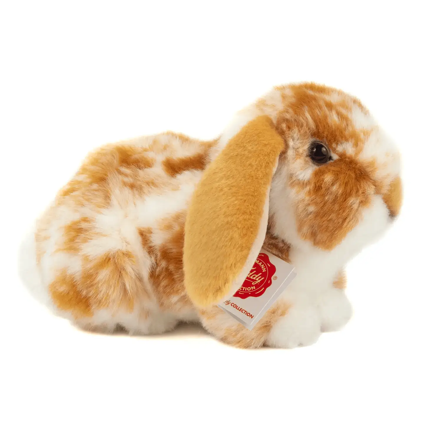Lapin bélier bicolor 23 cm - jouet en peluche - Teddy Hermann by Teddy Hermann