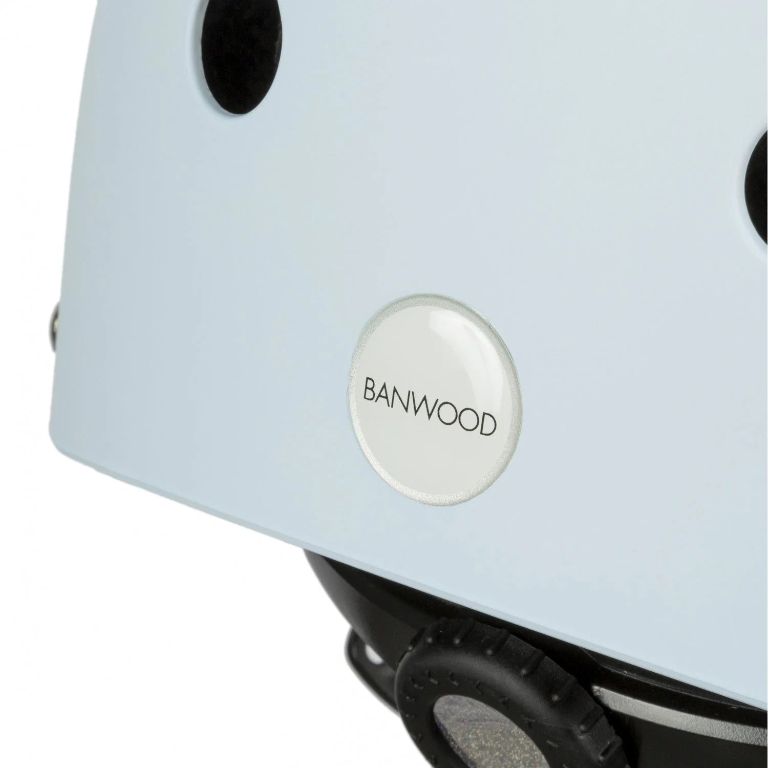 Casque vélo enfant classique Bleu ciel Mat – sécurité et confort, ajustable 3 à 6 ans – Banwood by Banwood
