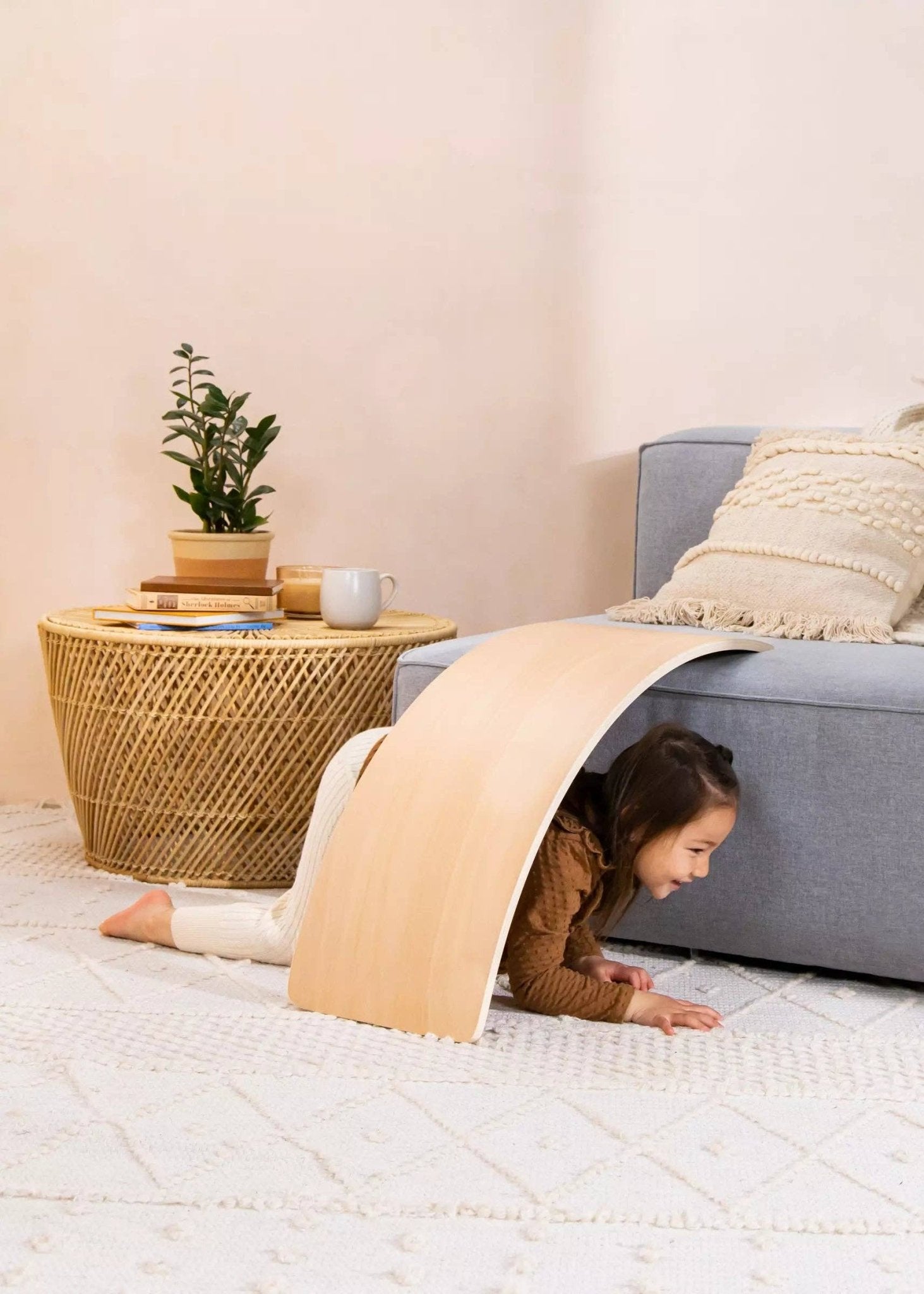 Planche d'équilibre en bois naturel - Coco Village - myplayground