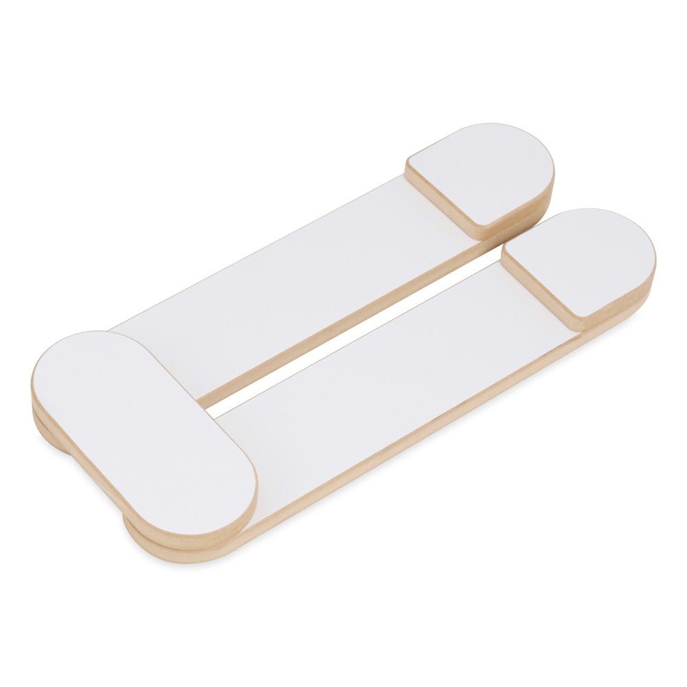 Parcours d’équilibre pour enfants - Bois blanc, jouet montessori, équilibre enfant - Plush nest - myplayground