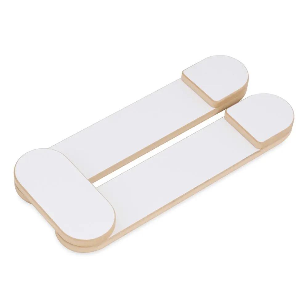 Parcours d’équilibre pour enfants - Bois blanc, jouet montessori, équilibre enfant - Plush nest by Misioo