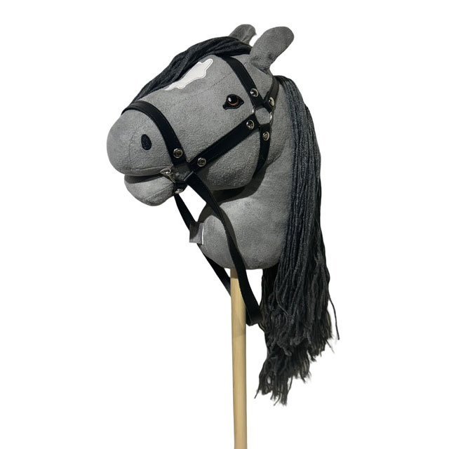 ByToiZZ cheval de loisir bouche ouverte gris - myplayground