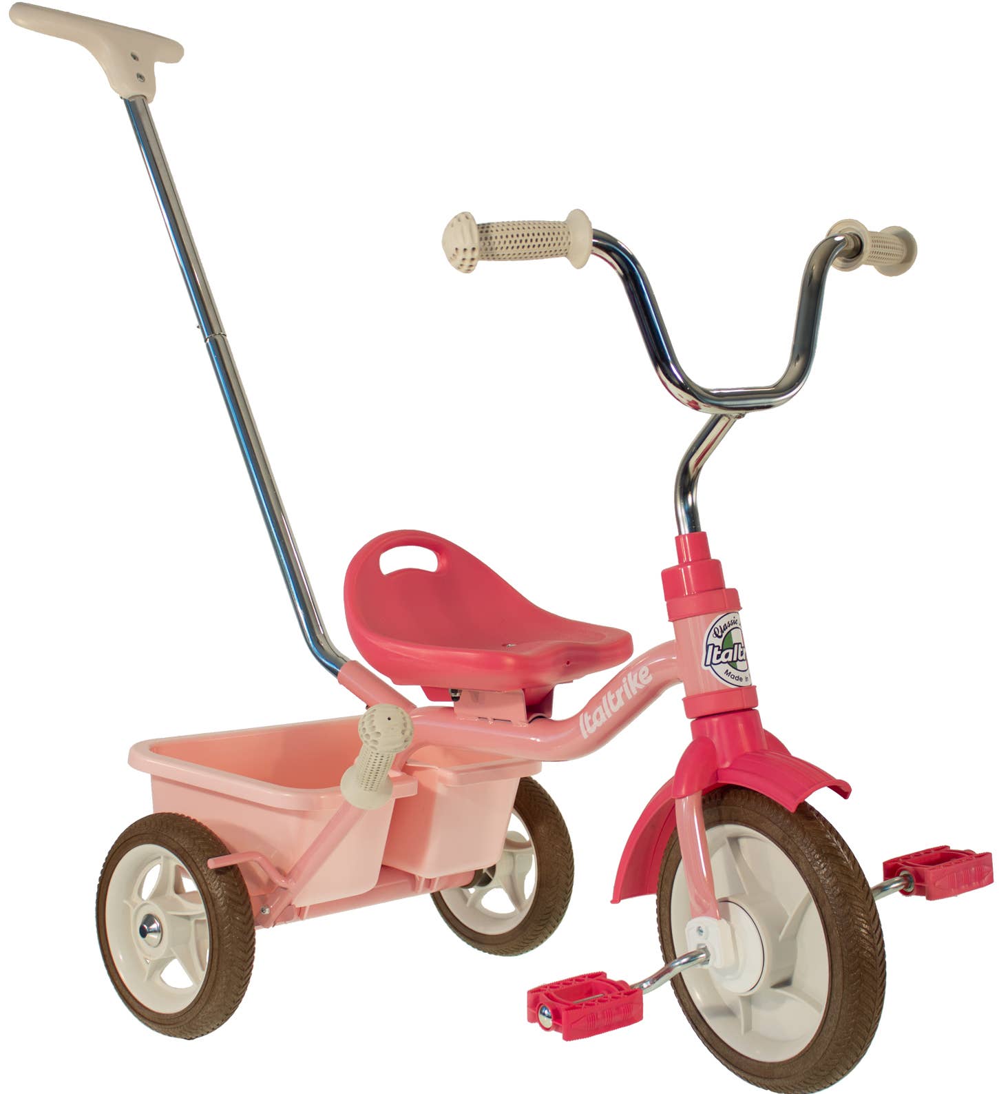 Tricycle Passenger Rose Garden Rose - Italtrike - Jeu de motricité pour enfant (2 à 5 ans) - myplayground