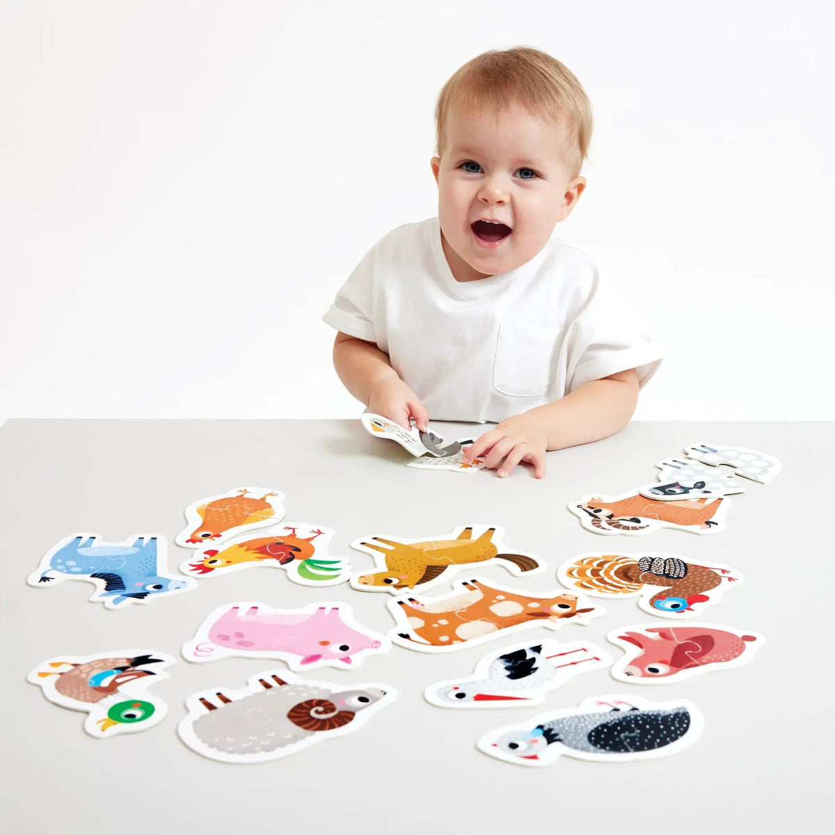 Puzzle Progressif Animaux de la Ferme - Banana Panda by Banana Panda