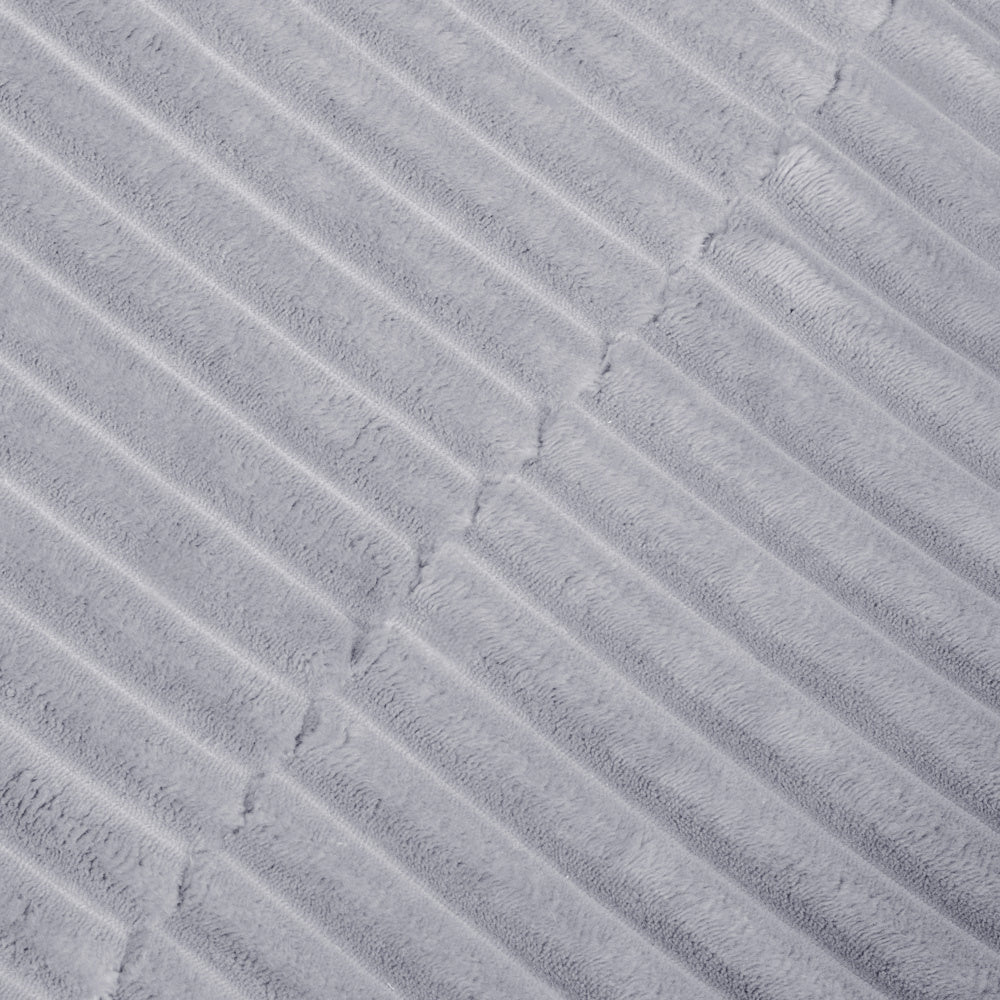 Piscine à balles - ronde 90x30 cm, Gris Puffy Lamell (+ 200 boules perle, bleue, argent ) – Plush Nest - myplayground