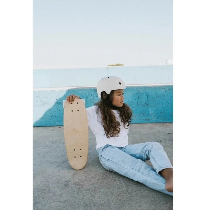 Skateboard naturel – Planche cruiser en érable canadien pour enfant dès 3 ans – Banwood - myplayground