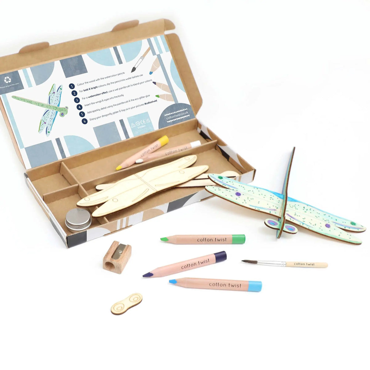 Faites votre propre kit d'activité Libellule Planeur by Cotton Twist