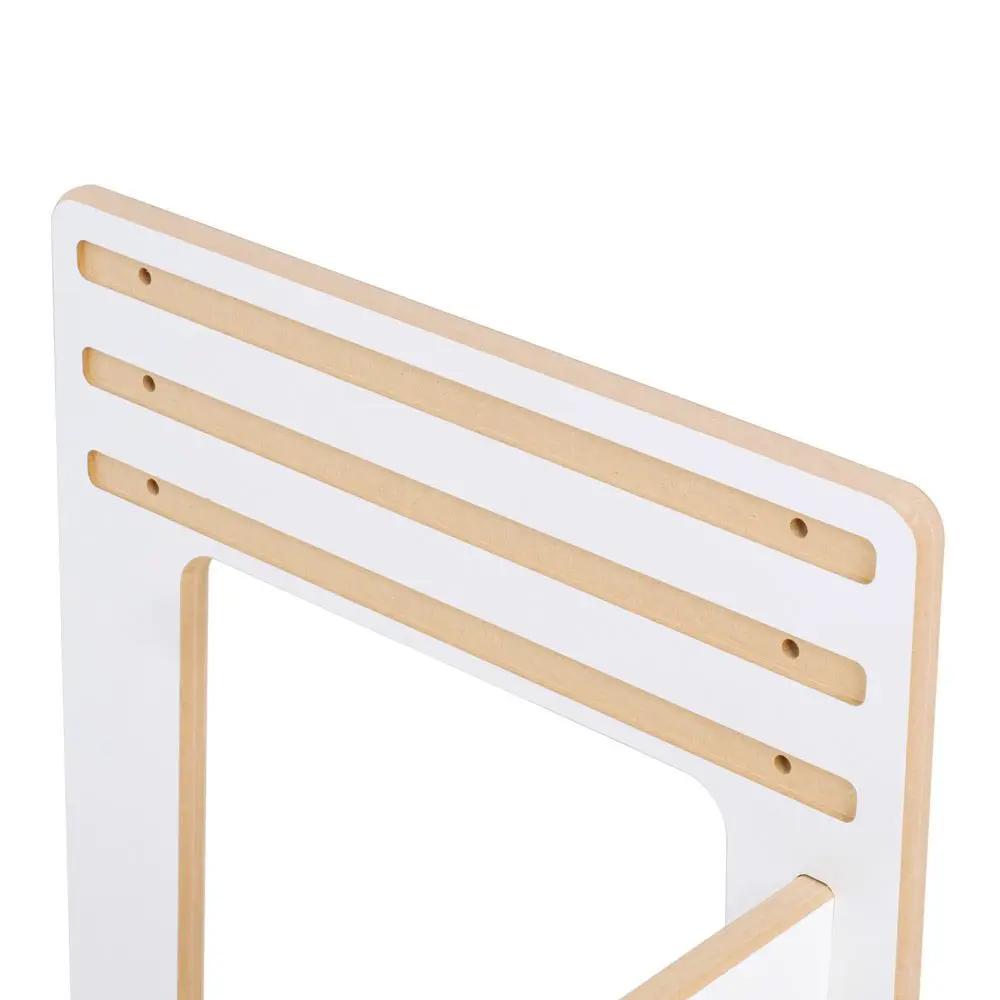 Chaise bébé avec table assortie - bois blanc, ensemble table et chaise enfant - Plush Nest by Misioo