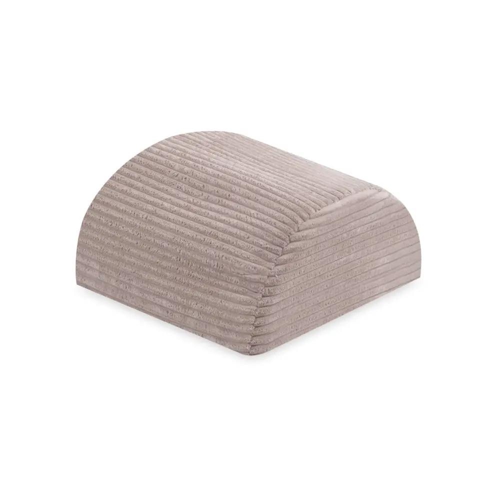 Château de terrain de jeu avec piscine +150 balles (perle, or) – Velours côtelé beige premium – Plush Nest by Misioo