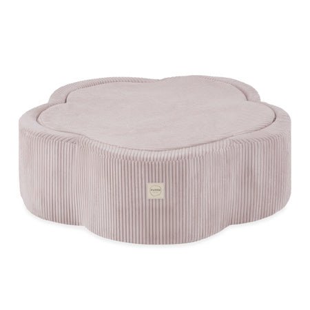 Piscine à balles - 95x30, rose clair, velours côtelé premium, Floral Fun Zone -Plush Nest - Misioo by Misioo