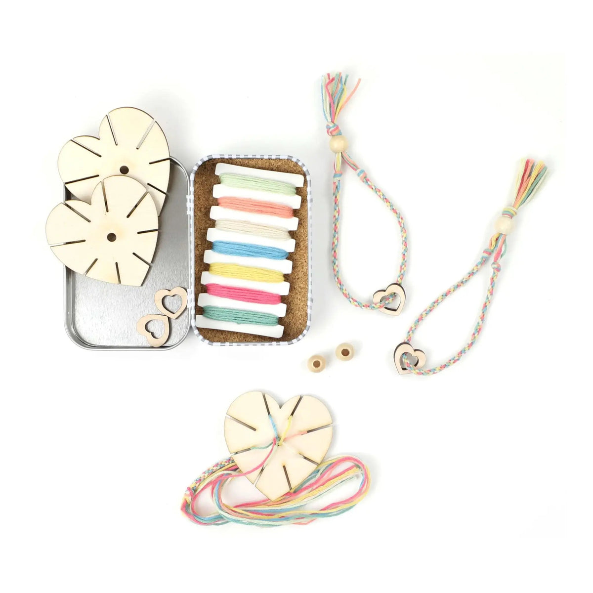 Kit cadeau de fabrication de bracelets d'amitié by Cotton Twist