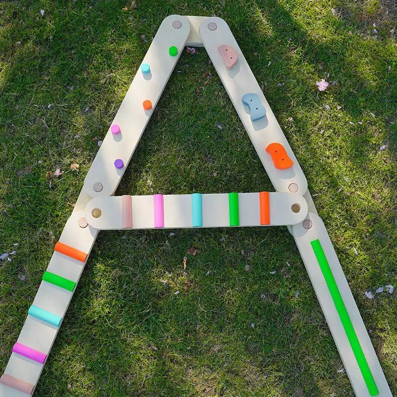 NNEDSZ Wooden Sensory Balance Beam Set for Kids - Indoor and Outdoor Balance Training by NNEDSZ