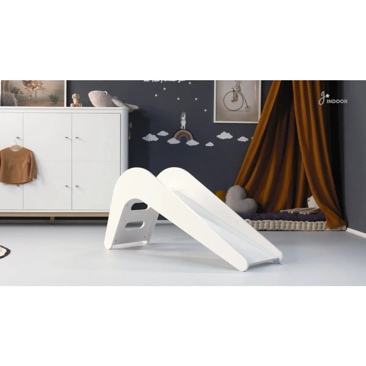 Toboggan En Bois Pour Intérieur Pour Enfants Sûr Et Amusant Idéal Pour Salon Maison Et Chambre by Jupiduu - Designed for Kids