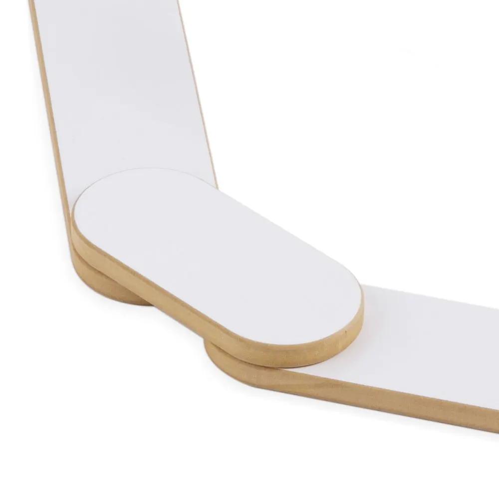 Parcours d’équilibre pour enfants - Bois blanc, jouet montessori, équilibre enfant - Plush nest by Misioo