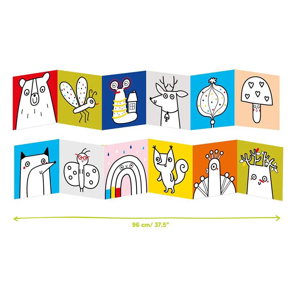 Livres de Coloriage Looong - Forêt Prête à Colorier - Banana Panda by Banana Panda