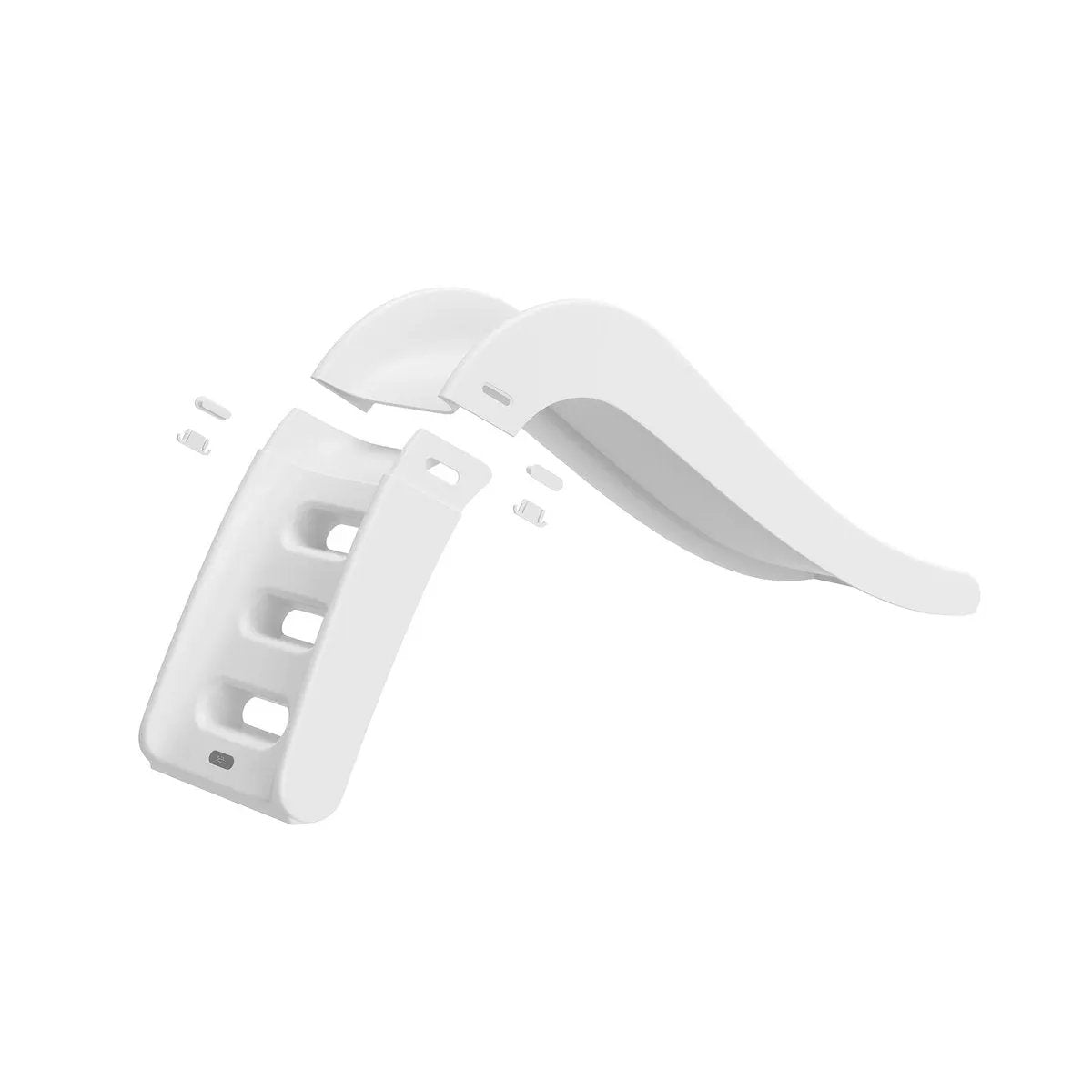 Toboggan Extérieur White Dolphin Pour Jardin Confort Et Glissade Amusante Pour Enfants Et Familles by Jupiduu - Designed for Kids