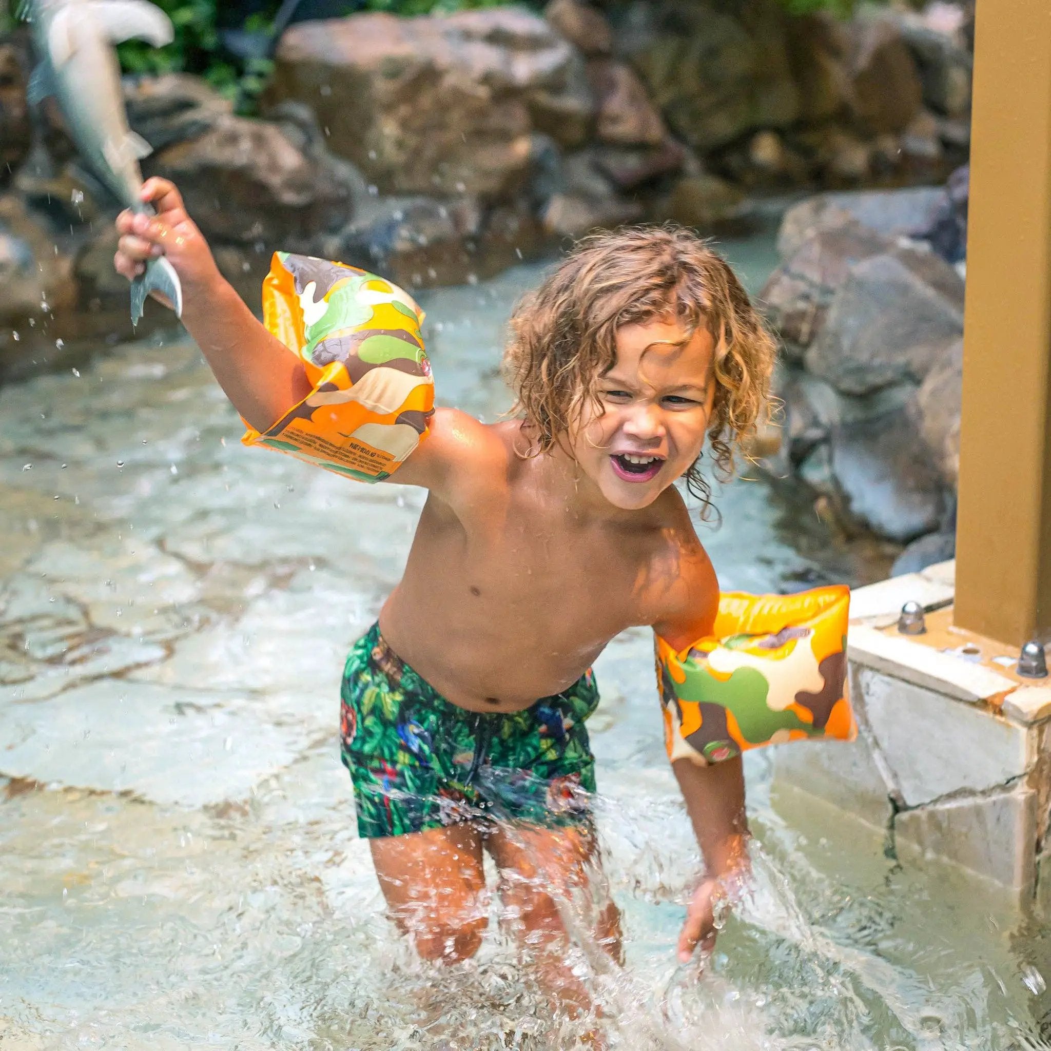 Brassards de natation imprimé camouflage - 2 à 6 ans - Swim Essentials by Swim Essentials