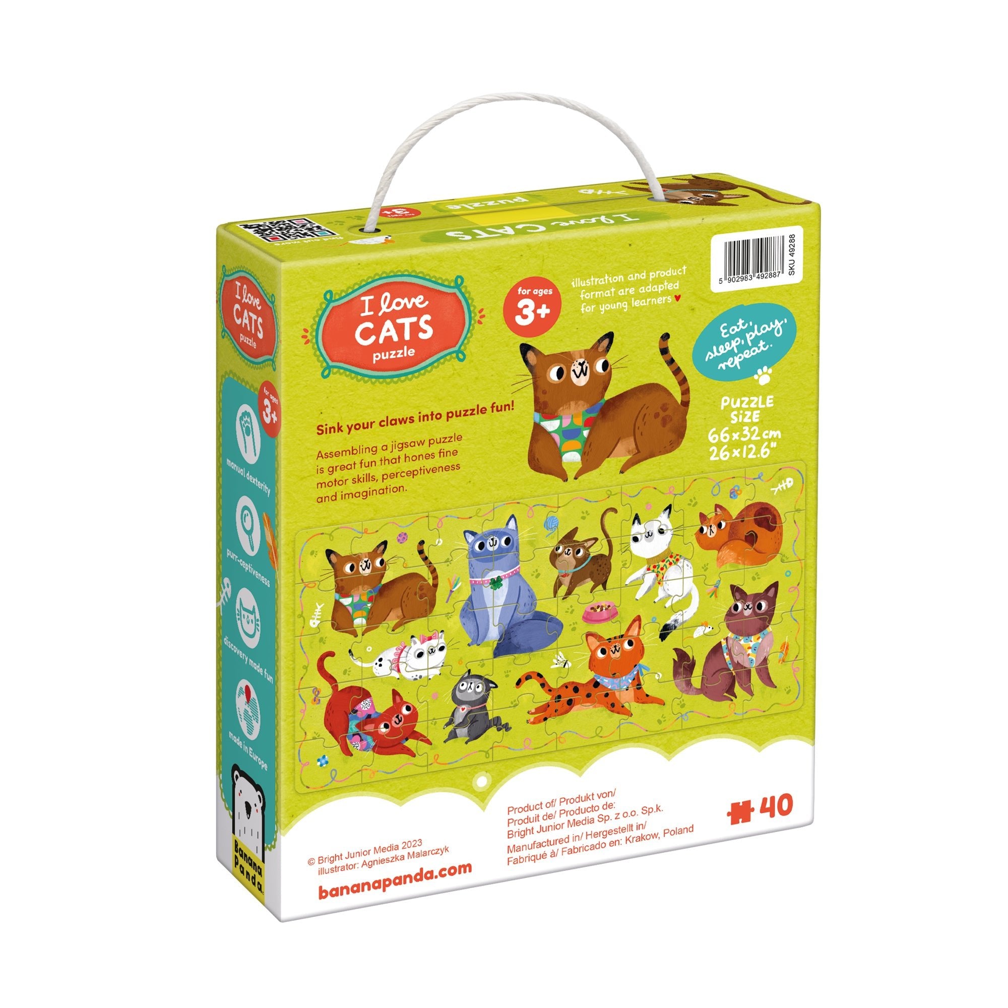Puzzle J'aime les Chats - Banana Panda by Banana Panda