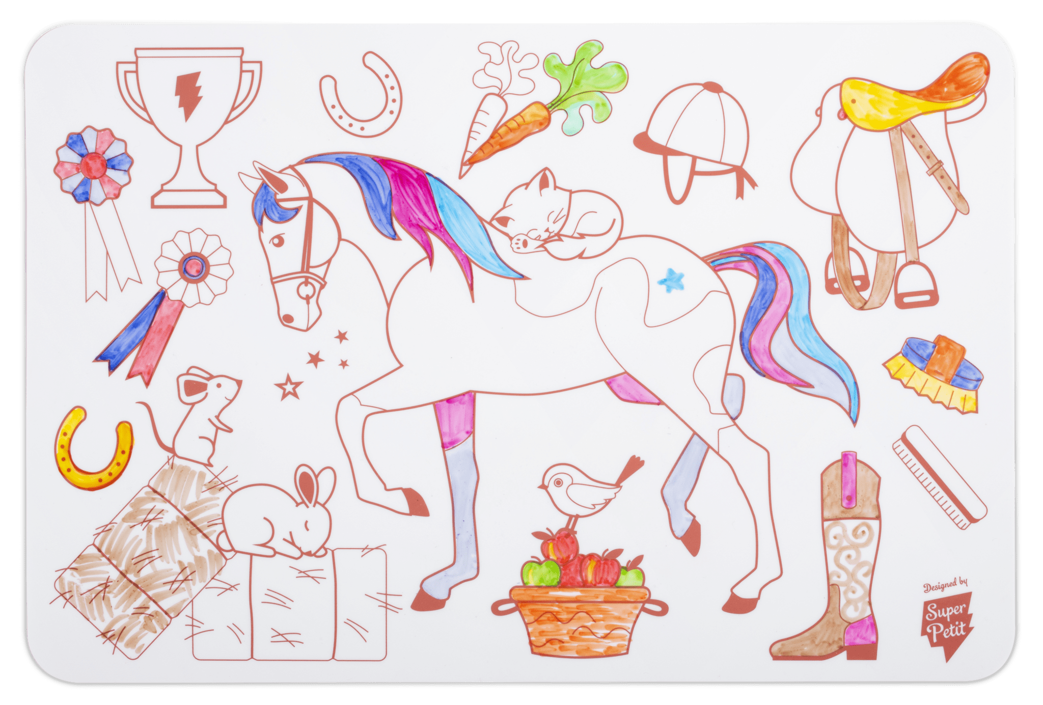 PONEY CLUB-MiniPlaymat 2en1 by SuperPetit