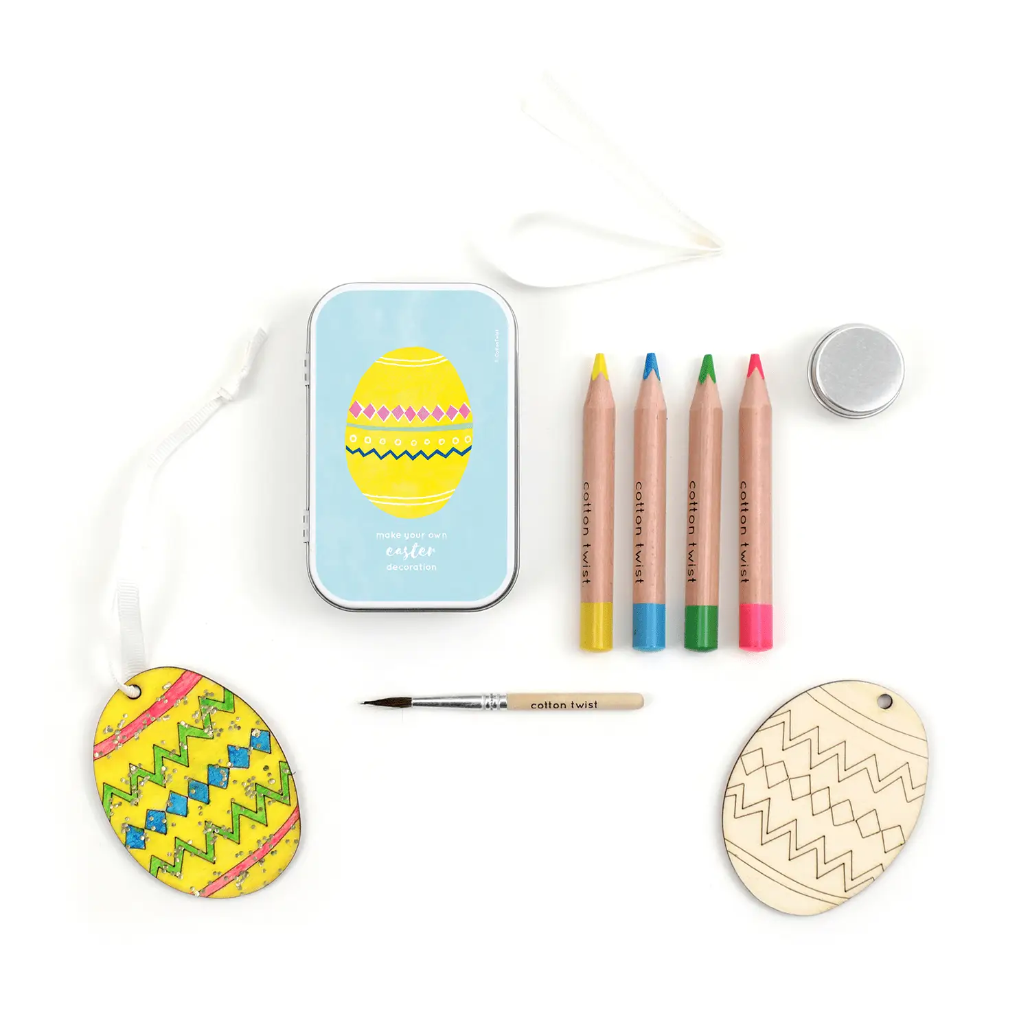 Boîte cadeau à fabriquer soi-même pour la décoration de Pâques by Cotton Twist