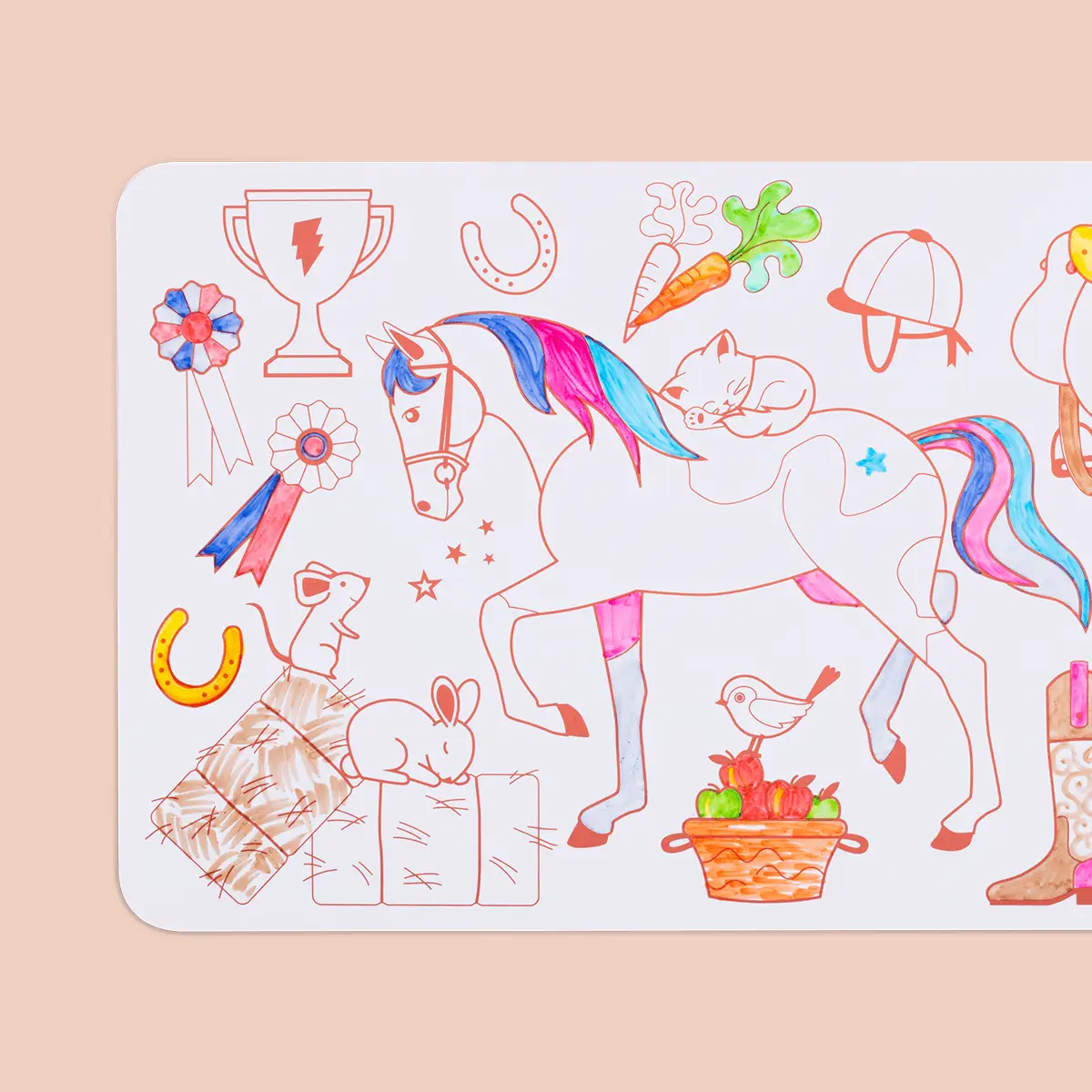 PONEY CLUB-MiniPlaymat 2en1 by SuperPetit