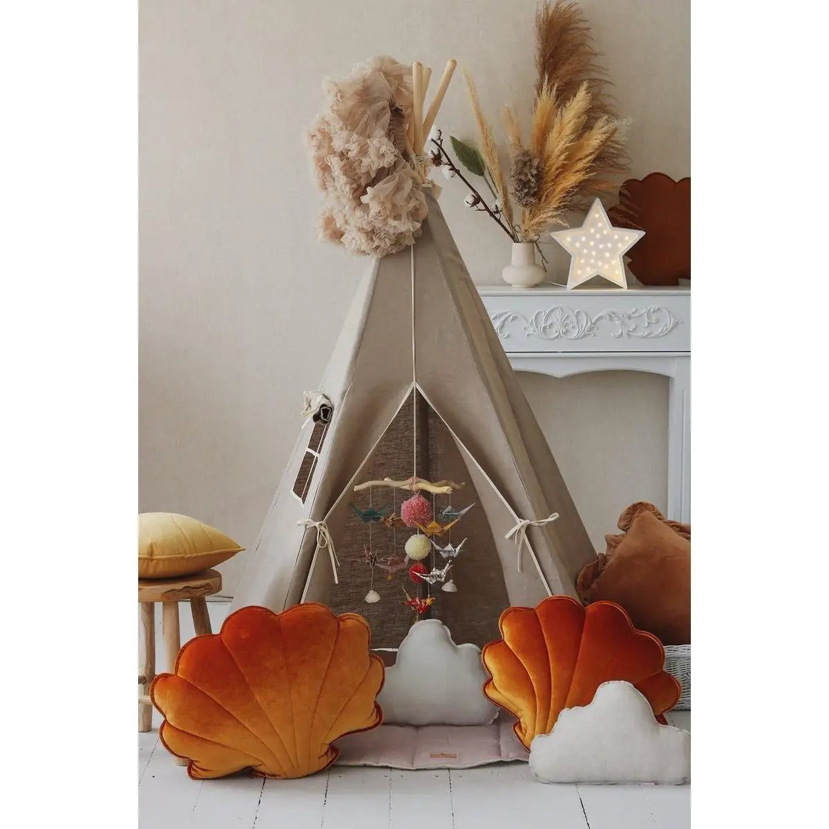 Tente Tipi « Lin Naturel » by Moi Mili